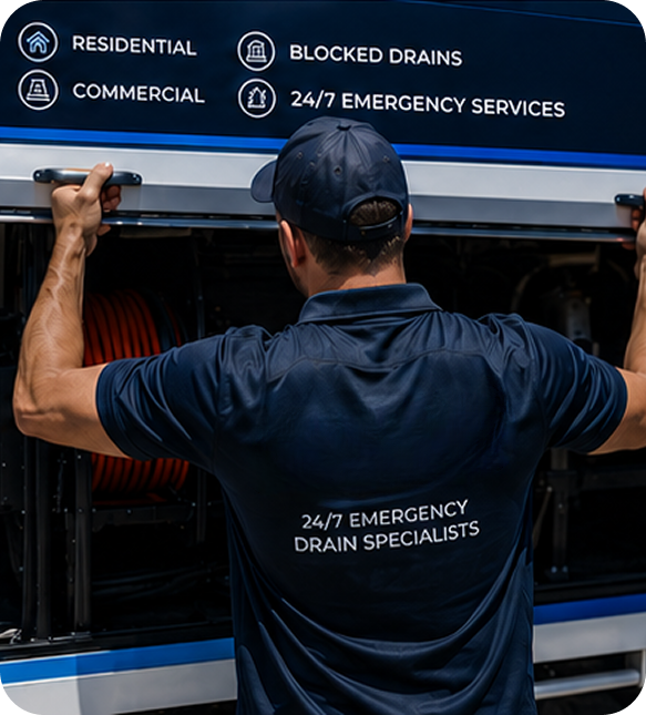 Licensed blocked drain plumber servicing a Baulkham Hills home